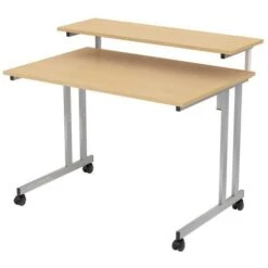 Poste Informatique CAO-DAO Mira 2 Plateaux -Bureau Produits Magasin AIG8347575