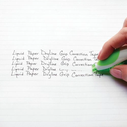 Ruban Correcteur Dryline Grip - Assortis Lot De 12 - Papermate 3 Ruban Correcteur Dryline Grip - Assortis Lot De 12 - Papermate