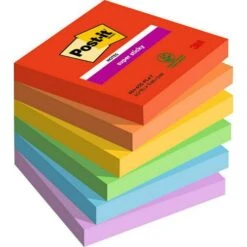 Note Post-it Super Sticky - Playful -Bureau Produits Magasin AIG9263542