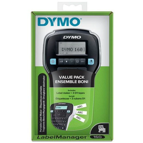 Pack étiqueteuse LM160 - Dymo LabelManager 3 Pack étiqueteuse LM160 - Dymo LabelManager