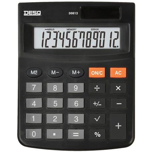 Calculatrice De Bureau Compacte Heavy Duty 30812 - 12 Chiffres - Desq 3 Calculatrice De Bureau Compacte Heavy Duty 30812 - 12 Chiffres - Desq