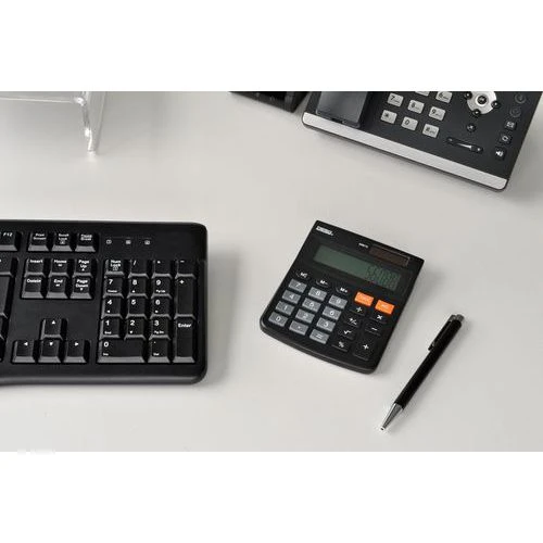 Calculatrice De Bureau Compacte Heavy Duty 30812 - 12 Chiffres - Desq 5 Calculatrice De Bureau Compacte Heavy Duty 30812 - 12 Chiffres - Desq – Image 3