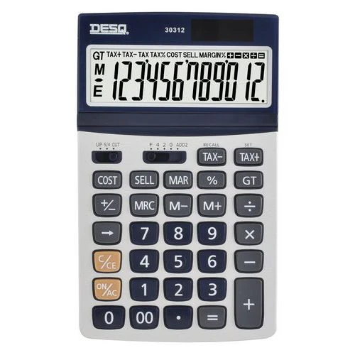 Calculatrice Large Desq Business Classy Métallique 30312 - Desq 3 Calculatrice Large Desq Business Classy Métallique 30312 - Desq