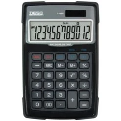 Calculatrice Large Water&Dust Proo Desq 33000 Noire - Desq